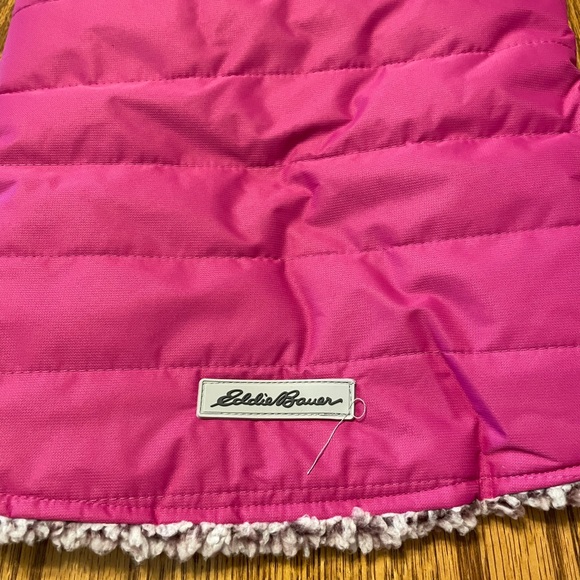 Eddie Bauer Sherpa Lined Dog Vest